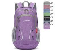 ZOMAKE Petit Sac à Dos Pliable 20L Sac a Dos de Voyage pour Femmes Hommes Sac de Jour Ultra Léger pour Randonnée Marche pour Sports Et Plein Air(Pourpre)