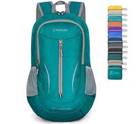 ZOMAKE - Petit sac à dos ultra léger, pliable et résistant à l'eau - Pour randonnée, voyage - 25 l - Vert lac