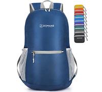 ZOMAKE Sac a Dos Pliable Ultra Léger Sac à Dos de Randonnée Petit Packable Daypack 20 L pour Femme Homme Sports et Plein Air(Bleu Marine)