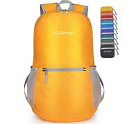 ZOMAKE Sac a Dos Pliable Ultra Léger Sac à Dos De Randonnée Petit Packable Daypack 20L Pour Femme Homme Sports Et Plein Air(Jaune Clair)