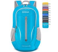 ZOMAKE Sac a Dos Pliable Ultra Léger Sac à Dos De Randonnée Petit Packable Daypack 25L Pour Femme Homme Sports Et Plein Air(Bleu Clair)