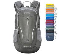 ZOMAKE Sac a Dos Pliable Ultra Léger - Sac à Dos Pliable De Randonnée Petit Packable Daypack 25L Pour Femme Homme Sports Et Plein Air(Gris Foncé)