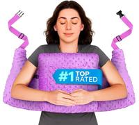 Zomaple Oreiller post-mastectomie, lavande - Protection douce de la poitrine pour le sommeil et les trajets en voiture - Réduit la pression sous les aisselles, amortit les chocs quotidiens et vous