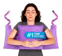 Zomaple Oreiller post-mastectomie, lavande - Protection douce de la poitrine pour le sommeil et les trajets en voiture - Réduit la pression sous les aisselles, amortit les chocs quotidiens et vous