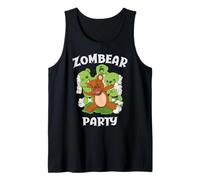Zombear Party, Un Ours Zombie Amusant pour Halloween Débardeur