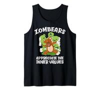Zombears Appreciate The Inner Values Ours Zombie Halloween Débardeur