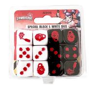 Zombicide Saison 1 : Dés Spéciaux Noirs et Blanc