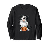 Zombie Amusant pour Halloween Border Collie Manche Longue