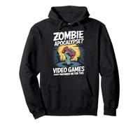 Zombie Apocalypse Jeux vidéo Halloween Gamer Sweat à Capuche