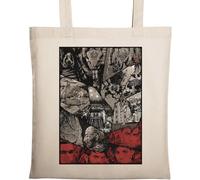 Zombie Apocalypse Poster Art Naturel Écologique Coton Tote Bag Beige
