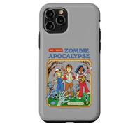 Zombie Apocalypse Sarcastic Retro Vintage Funny Adult Humor Coque pour iPhone 11 Pro