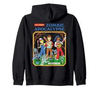 Zombie Apocalypse Sarcastic Retro Vintage Funny Adult Humor Sweat à Capuche