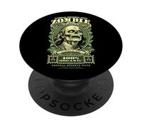 Zombie Benjamin Franklin Billet d'Halloween Horreur Dollar PopSockets PopGrip Adhésif