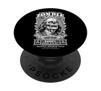 Zombie Benjamin Franklin Billet d'Halloween Horreur Dollar PopSockets PopGrip Adhésif