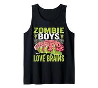 Zombie Boys Love Brains Costume d'halloween Amusant Débardeur