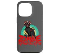 Zombie Cat APAWCALYPSE Jeu de Mots pour Chat d'halloween Coque pour iPhone 13 Pro