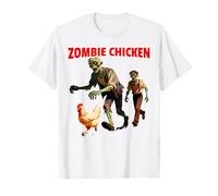 Zombie Chicken Zombie World est en Fuite T-Shirt