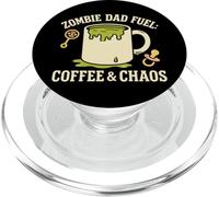 Zombie Dad Apocalypse Parent Horreur Dad Humour Halloween PopSockets PopGrip pour MagSafe