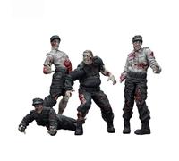 Zombie Dark Source Lot de 4 Figurines Security Guards 8 cm