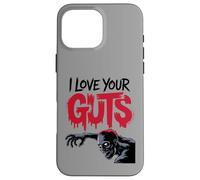 Zombie drôle, J'aime tes tripes, Halloween Effrayant Coque pour iPhone 16 Pro Max