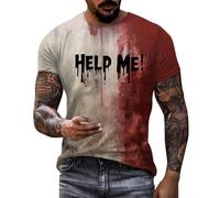 Zombie Halloween Deguisement Qui Fait Peur Déguisement Homme Costume Horreur Ça Sweat T-Shirt Costumes Vampire Teeth Tee Shirt Sang T