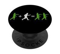 Zombie Halloween Mathématiques Horreur Hommes Femmes PopSockets PopGrip Adhésif