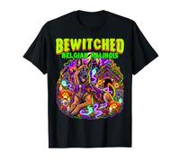 Zombie Malinois Belge ensorcelé, fantôme Mort-Vivant, Effrayant T-Shirt