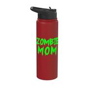 Zombie Mom Mère morte-vivante drôle Zombie Mom Stainless Steel Insulated Water Bottle