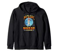 Zombie Nurse This is My Scary Nurse Costume Funny Halloween Sweat à Capuche
