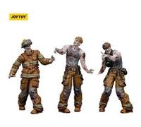 Zombie - Pack 3 figurines Dark Source Firefighters 8 cm