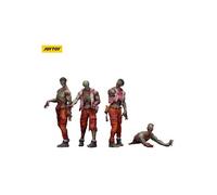 Zombie - Pack 4 figurines Dark Source Mechanic Team 8 cm