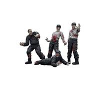 Zombie Dark Source Lot de 4 Figurines Security Guards 8 cm