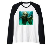 Zombie Plongée sous-Marine Océan Plongée Natation Été Manche Raglan