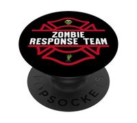 Zombie Response Team Funny Zombie Fan Humour PopSockets PopGrip Adhésif