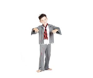 Zombie Schoolboy écolier élève costume déguisement garçon (Taille 5-7 ans)