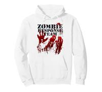 Zombie Sweat à Capuche avec éclaboussures de Sang et Mains Zombie Response Team Sweat à Capuche