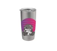 Zombie teddy effrayant teddy effrayant mignon horreur thème Gobelet isotherme en acier inoxydable double paroi