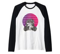 Zombie Teddy Effrayant Teddy Effrayant Mignon Horreur thème Manche Raglan