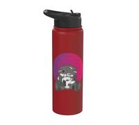 Zombie teddy effrayant teddy effrayant mignon horreur thème Stainless Steel Insulated Water Bottle