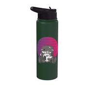 Zombie teddy effrayant teddy effrayant mignon horreur thème Stainless Steel Insulated Water Bottle