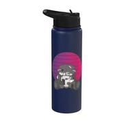 Zombie teddy effrayant teddy effrayant mignon horreur thème Stainless Steel Insulated Water Bottle