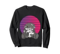 Zombie Teddy Effrayant Teddy Effrayant Mignon Horreur thème Sweatshirt