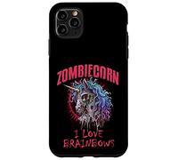 Zombie Unicorn I Love Brainbows Punk Rock Gothique Drôle Coque pour iPhone 11 Pro Max