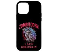 Zombie Unicorn I Love Brainbows Punk Rock Gothique Drôle Coque pour iPhone 12 Mini