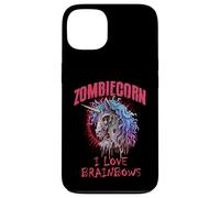 Zombie Unicorn I Love Brainbows Punk Rock Gothique Drôle Coque pour iPhone 13