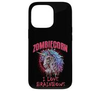 Zombie Unicorn I Love Brainbows Punk Rock Gothique Drôle Coque pour iPhone 13 Pro
