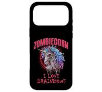 Zombie Unicorn I Love Brainbows Punk Rock Gothique Drôle Coque pour iPhone 17 Pro Max