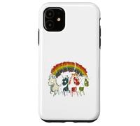 Zombie Unicorns Apocalypse Rainbow Scary Animal Homme Femme Coque pour iPhone 11