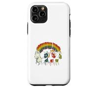 Zombie Unicorns Apocalypse Rainbow Scary Animal Homme Femme Coque pour iPhone 11 Pro