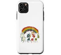 Zombie Unicorns Apocalypse Rainbow Scary Animal Homme Femme Coque pour iPhone 11 Pro Max